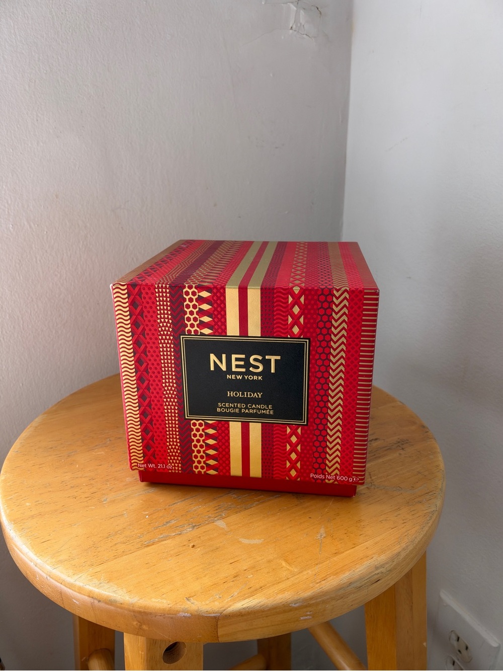 NEST New York Brand New 3-Wick Holiday Candle BOUGIE PARFUMEE 21.1 Oz